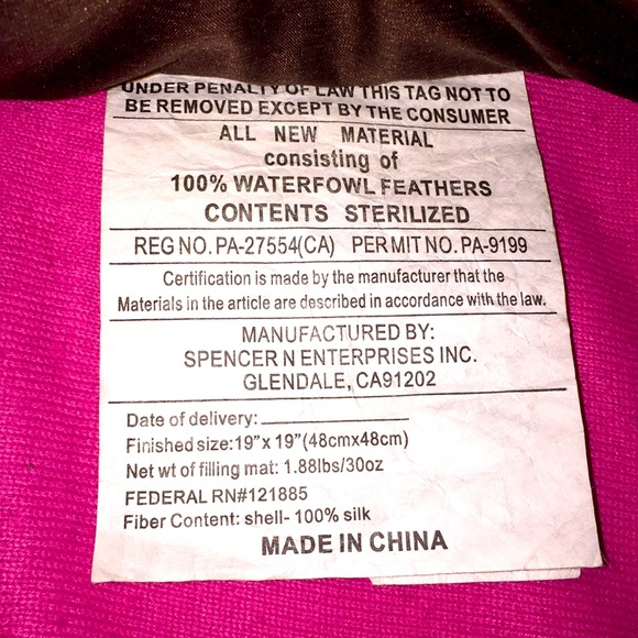 🆕 Chocolate Brown Silk Accent Pilllow - Picture 7 of 7